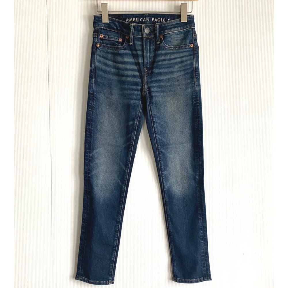 size‎ 26x28 mens skinny ae American Eagle airflex+ jeans EUC